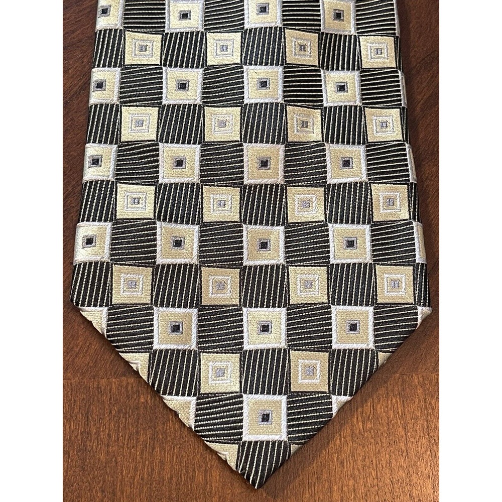 Karako Collection Black Hand Made 100% Silk Men’s Neck Tie